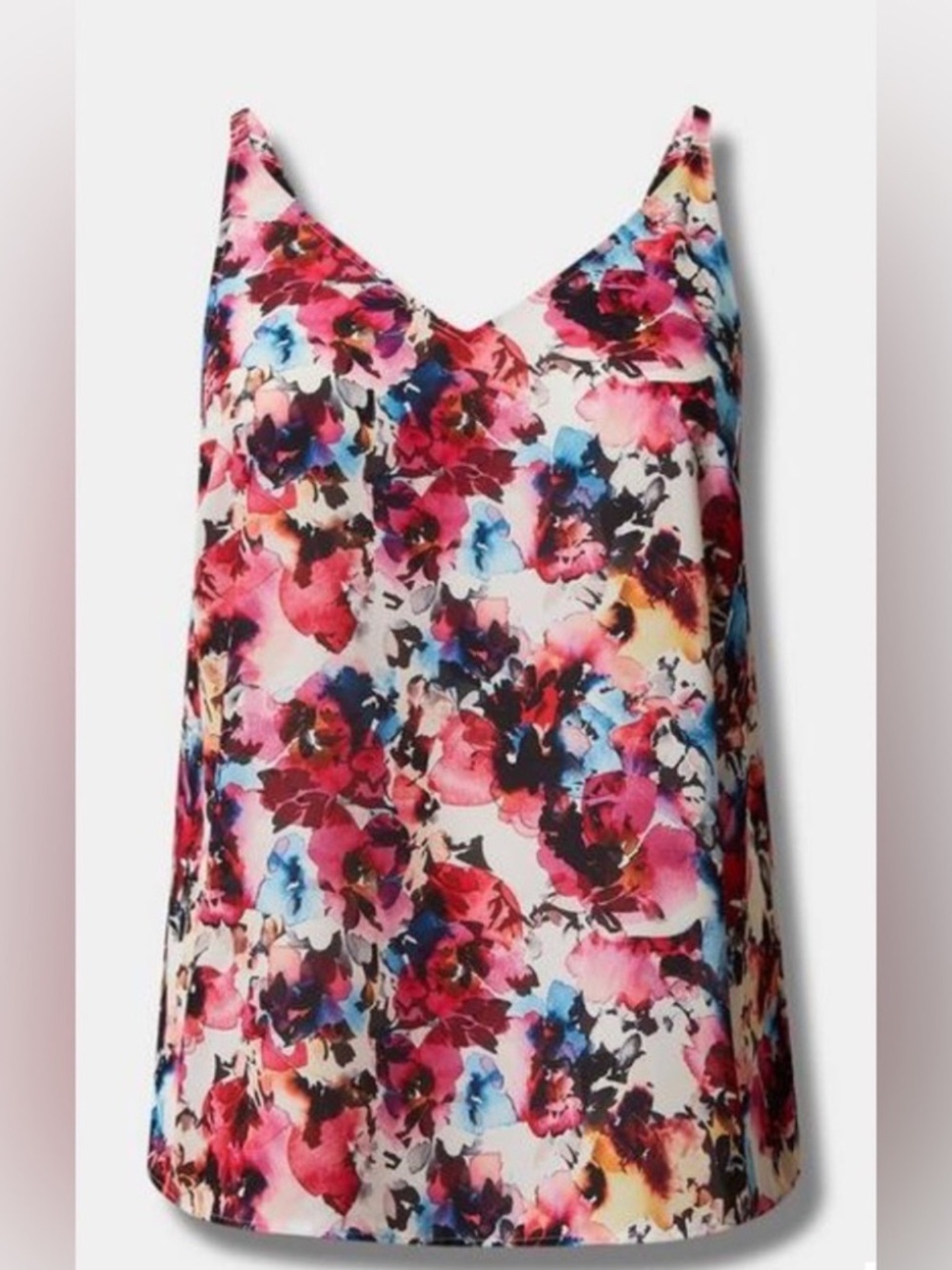 Floral Georgette V-Neck Cami